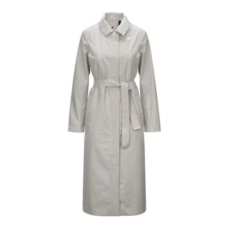K-Way K-Way, Belted Coats, female, Beige, Size: M Barbra Stretch 2L Coat