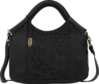 Børn Woven Leather Satchel in Black at Nordstrom Rack