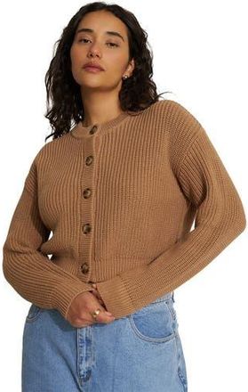 Callahan The Crop Cardi - Womens in Camel at Nordstrom, Size X-Small