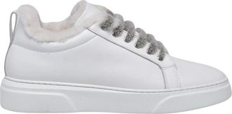 Eleventy Sneaker - Dames - Sneakers - Wit - 38 EU - Leer - Schoenen