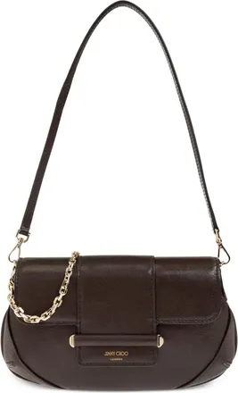 Jimmy Choo London chain-bar wallet - Brown