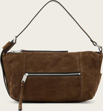 AllSaints Leather Vega Suede Shoulder Bag, Size: One Size