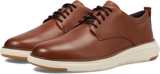 Cole Haan Mens Cole Haan Grand Remix C40303 Oxford Brown Leather Dress Shoes ZOGG2321