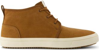 Toms Carlo Mid Terrain Walnut Water Resistant Leather Sneaker