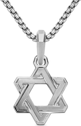 David Yurman Pendente Deco Star of David in argento sterling (24mm)