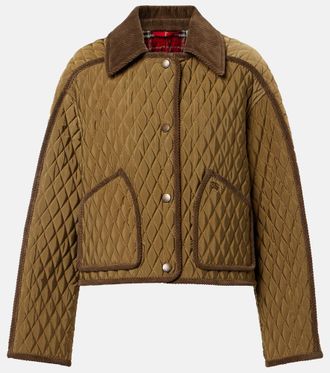 Burberry Floriston quilted jacket