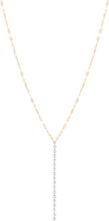 Lana Jewelry 14K Gold Floating Diamond Lariat Necklace in 14K Yellow Gold at Nordstrom, Size 16