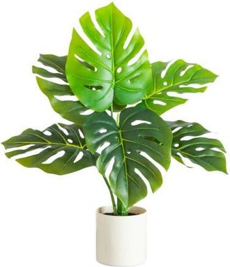 Nearly Natural 20-in Artificial Swiss Monstera Plant in Green at Nordstrom