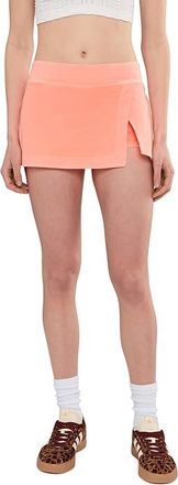 Free People Movement Hot Shot Mini Skort Womens Skort Pastel Peach : MD (Womens 8-10), Cotton/Spandex