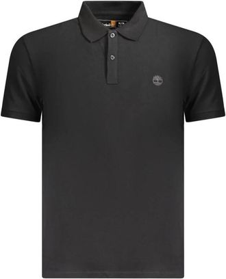 Timberland Klassiek Poloshirt Korte Mouw - Heren - Polos - Zwart - M - Katoen - Tops