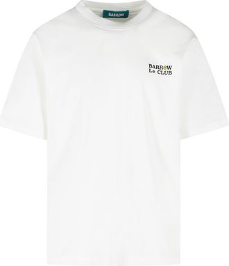 Barrow Club wit katoenen T-shirt