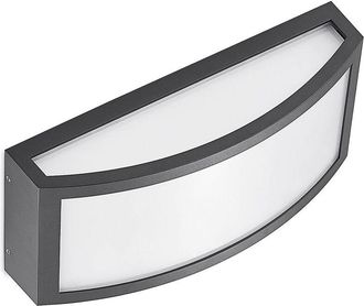 Lindby Lindby L&aacute;mpara De Pared Led Exterior jakari En Negro Aluminio