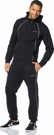 Eastwind Jogginganzug EASTWIND, Gr. 60/62 (XXL), schwarz, angeraute Sweatware, Obermaterial: 60% Baumwolle, 40% Polyester. Kapuzenfutter: 60% Baumwolle, 40% Po