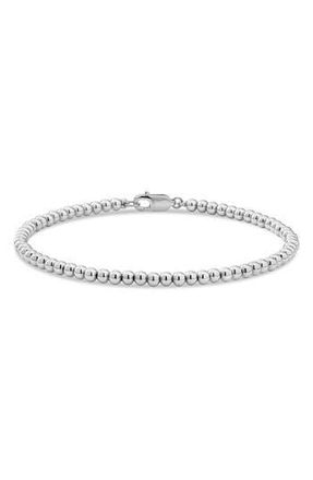 Devata Beaded Ball Bracelet in Silver at Nordstrom Rack, Size 6.5