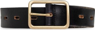 Dsquared2 buckled leather belt - men - Calf Leather - 100 - Black