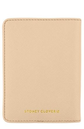 Stoney Clover Lane Textured Faux Leather Passport Case in Sand at Nordstrom