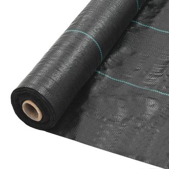 vidaXL Estera De Control De Malezas Y Ra&iacute;ces Pp 2x100 M Negro Vidaxl
