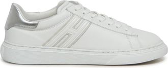 Hogan Brede pasvorm Casual Schoenen Canaletto Zilver - Dames - Sneakers - Wit - 36 EU - Schoenen