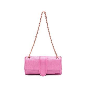 Jacquemus Shoulder Bags, female, Pink, Size: ONE SIZE Bambino Cha&icirc;ne