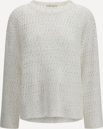 Brunello Cucinelli Maglione traforato Woman XL
