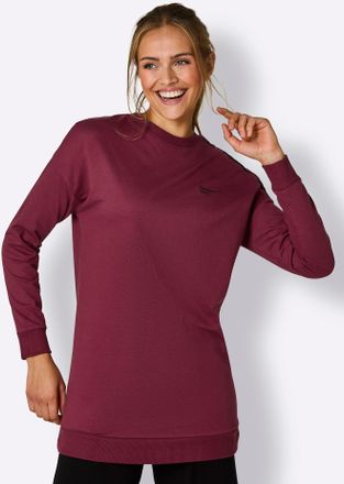 Catamaran Sweatshirt CATAMARAN, Damen, Gr. 36/38, bordeaux, 88% Baumwolle, 12% Polyester, meliert, unifarben, Rundhals, Sweatshirts Sweatshirt