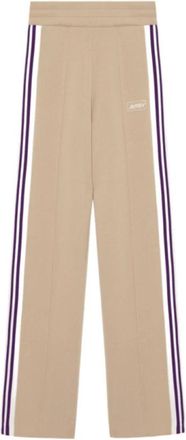 Autry Broeken, Dames, Beige, S, Stijlvolle Sand Tennisbroek