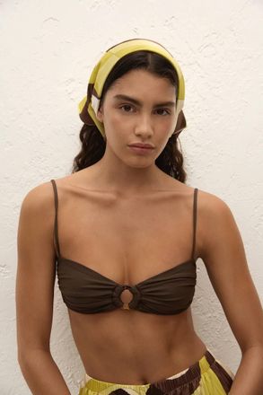 Faithfull The Brand Soleil Geometric Head Scarf In Multi
