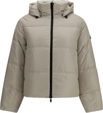 Moose Knuckles Queens Omkeerbare Donsjas - Dames - Jassen - Beige - Maat: M Zijde