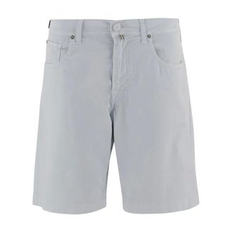 Jacob Cohen Casual Shorts, male, Blue, Size: W34 Stretch Cotton Shorts