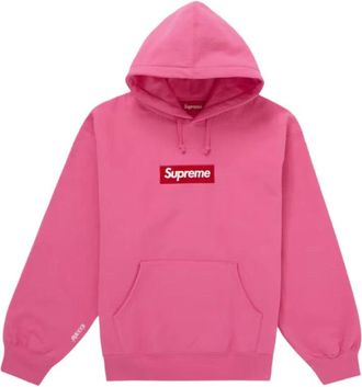 SUPREME Box Logo Hooded Sweatshirt - male - Supreme - Kids Sweatshirts - Pink - 2XL - Kids