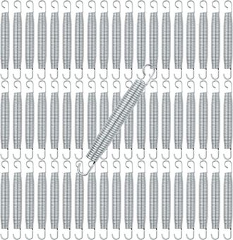 OEM Paquete De 60 Muelles De Repuesto (18 Cm) Fabricados En Acero Inoxidable Resistente A La Intemperie