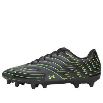 Under Armour Shadow Club 4 FG Black Titan Gray Hyper Green 6006232-001