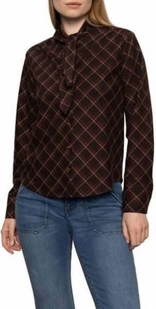 Sanctuary Autumn Bouse In Cocoa Plaid