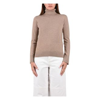 Max Mara Jersey de cuello alto Smmallegra - Knitwear - Mujer - Beige - S