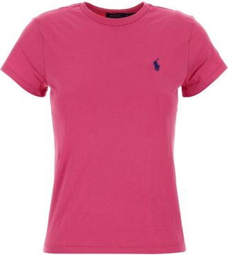Polo Ralph Lauren Fuchsia Cotton T Shirt