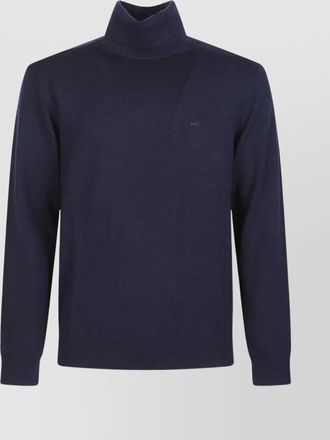 Michael Kors breathable turtleneck sweater ribbed trims