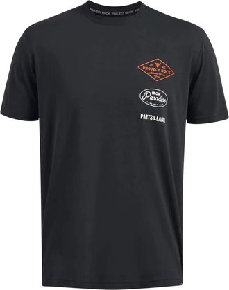 Under Armour Project Rock T-shirt - men - Spandex/Elastane/Polyester/Cotton - S - Black