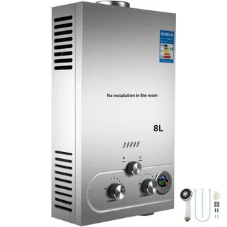 OEM 8l Calentador De Agua De Propano Lpg Almacenamiento Instant&aacute;neo De Agua De Caldera
