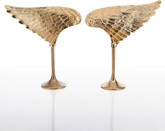 Lunares Wing Sculpture in Gold - Left at Nordstrom