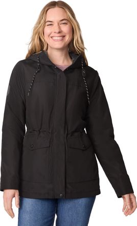 Free Country Womens Rain Away Lined Anorak Rain Jacket