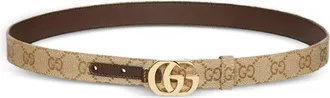Gucci REVERSIBLE CUT GG MARMONT BELT