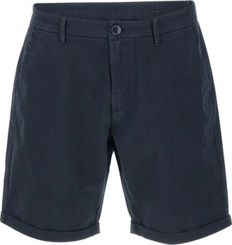 Sun 68 cotton chino shorts - men - Elastane/Cotton - 31 - Blue