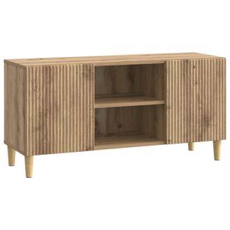 vidaXL Mueble De Tv Roble Artesanal 102 X 34,5 X 50 Cm Vidaxl