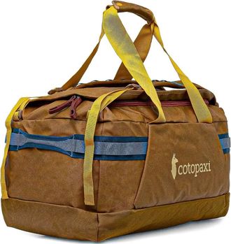 Cotopaxi logo-print top-handle holdall - unisex - Fabric - OS - Brown