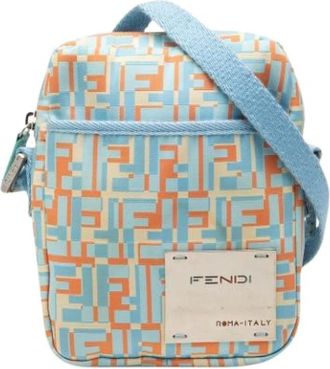 Fendi Pre-owned Vintage Crossbody Bag - Dames - Vintage Schoudertas - Veelkleurig - ONE Size - Leer - Vintage