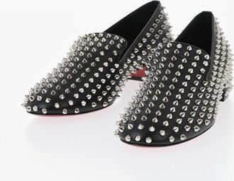 Christian Louboutin Mocassini SPIKEASY in Pelle con Borchie All-Over Tacco 3.5cm Christian Louboutin