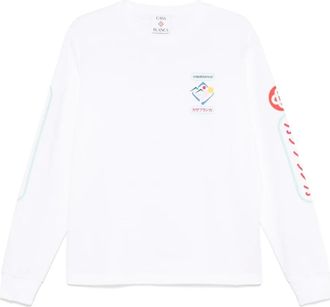 Casablanca Felpa Fuji Dream - Bianco