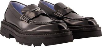 Versace Womens Calfskin Adriano Flat, Never Worn (Authentic Pre-Loved)