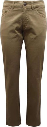 Etro Slim-fit broek - Heren - Slim Fit Broeken - Groen - W31 - Broeken