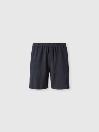 Missoni Bermuda Shorts In Cotton And Viscose With Tone-on-tone Zigzag Pattern in Navy at Nordstrom, Size X-Large